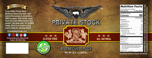 CROIX VALLEY PRIVATE STOCK BARBECUE SAUCE